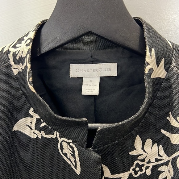 Charter Club Floral Print Jacket - Picture 3 of 10